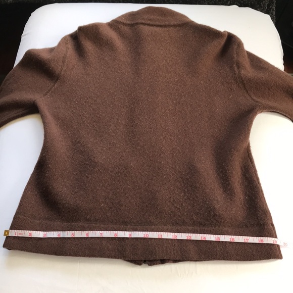 Suzanne Grae Lambswool Full Zip-up Sweater - Picture 9 of 11
